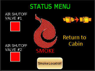 Cabin Management System display panel