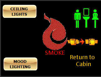 Cabin Management System display panel